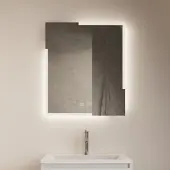 Gliss Design Badkamerspiegel Melite 80x70 cm Met LED Incl. Verwarming