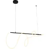 QAZQA Design hanglamp zwart incl. LED 3-staps dimbaar - Danisha