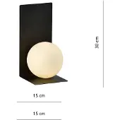 Emibig Wandlamp Form 5, dimbaar, zwart, Woon-/ Eetkamer, metaal, Modern, wandlamp