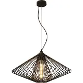 Fantasia DAXOS 1x E27 pendel zwart Ø60cm