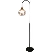 Fantasia Raga lampadaire zwart en koper - 1 lichtpunt - E27