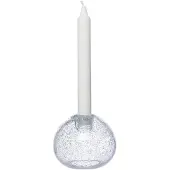 ERNST kaarsenhouder glas Ø11 cm Bubbels