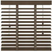 Decosol 962 Jaloezie Horizontaal Deluxe Hout Donkerbruin 120x180cm