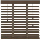 Decosol 962 Jaloezie Horizontaal Deluxe Hout Donkerbruin 80x180cm