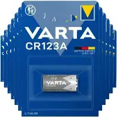Varta Lithium Batterijen Cylindrical CR123A - 12 x - Voordeelverpakking