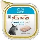 Almo Nature 17x HFC Kattenvoer Nat Kabeljauw 85 gr