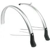 Eurofender Spatbordset elegance 28" x 46 mm - smoke / titanium