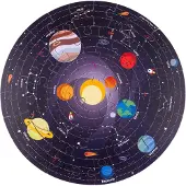 Bigjigs zonnestelsel puzzel - educatieve ronde vloerpuzzel ruimte.