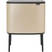 Brabantia Bo Touch Bin Prullenbak - 36 liter - 1 vak - Metallic Gold