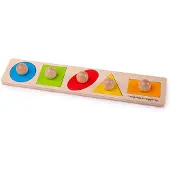 Bigjigs Houten vormen puzzel (Bigjigs)