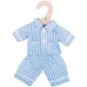 Bigjigs poppenkleding blauwe pyjama voor een pop van 25cm