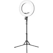 Activeshop Ring Light 18' 48W LED Zwart + Statief