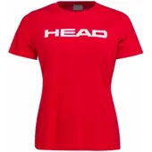 Head Tennisshirt Women Club Basic Red-XXL