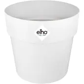 Elho B.for Original Rond 14 - Bloempot voor Binnen - 100% Gerecycled Plastic - Ø 13.7 x H 12.5 cm - Wit