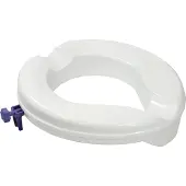 Aidapt toiletverhoger wit - 10 cm hoog