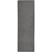 vidaXL Buitenkleed platgeweven 80x250 cm grijs