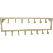 Loft42 Bono Kapstok – Beige – Metaal – 15 haken - 80x26x4