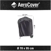 AeroCover Barbecuehoes Anthracite (Ø70 x 95 cm)