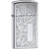 Zippo aansteker Venetian chrome Slim