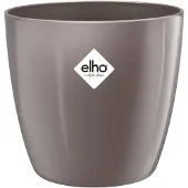 Elho Bloempot Brussels Diamond Taupe D 20 H 18,6 Cm