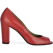Noë Shoes Nicoline Peeptoe Lipstick