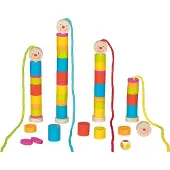Goki Rijgspel Kleine Rups (Italiaans, Engels, Duits, Frans)