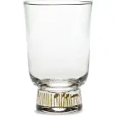 Serax Waterglas Feast Glassware By Ottolenghi Stripes Gold 330 ml