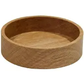 Lind DNA Wood Box opbergdoos voor onderzetters Nature-oak, circle, S