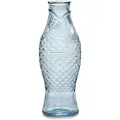 Serax Fish & Fish glazen fles 85 cl Light blue
