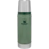 Stanley Classic Legendary Thermosfles 0.47L - Houdt 15 Uur Warm Of Koud - Lekvrij - Vaatwasserbestendig - BPA-Vrij - Voor Koffie, Thee en Meer - Roestvrijstalen Thermoskan - Hammertone Green