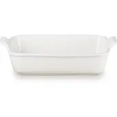 Le Creuset Ovenschaal 26 cm - 2,4 L - Aardewerk - Meringue - Rechthoek
