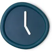 Werkwaardig Round Clock - Wandklok - Dikke wijzers - Diepblauw