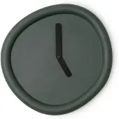 Werkwaardig Round Clock - Wandklok - Dikke wijzers - Diepgroen
