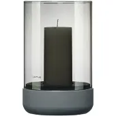 Blomus Calma stormlantaarn Ø12 cm Gray-smoke