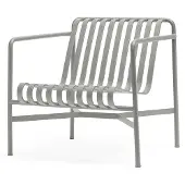 HAY Palissade Loungestoel Laag - Loungefauteuils Gepoedercoat Staal Sky Grey - AA615-A221