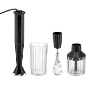 Alessi Staafmixer 4-Delige Set Plisse Black