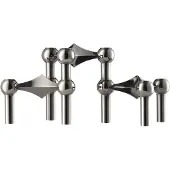 STOFF Nagel kandelaar 3-pack Zwart chroom