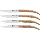Zwilling Steak 39160, 4-delige steakmessenset, steeneik