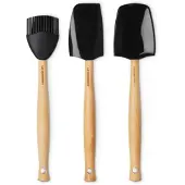 Le Creuset Premium Spatelset 3st. 'Zwart'