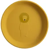 Trixie Kinderbord - Mr. Lion - Bord van Siliconen - Kinderservies - Voor baby's vanaf 4 maanden - Geschikt voor de Vaatwasser