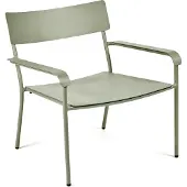 Serax Vincent Van Duysen August loungestoel m/armleuning eucalyptus groen