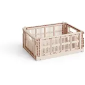 HAY - Colour Crate M Opbergkrat (Poederkleur)