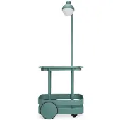 Fatboy Jolly Trolley Trolley - Rol- & serveertafels Aluminium Dark sage - 105835