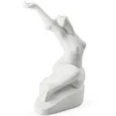 Kähler Moments of Being beeld H22.5cm Heavenly porselein wit **
