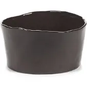 Serax Kom La Mère Tableware By Marie Michielssen Dark Brown 18 cm