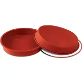 Silikomart bakvorm ø 20 cm silicone bruin
