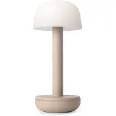 HUMBLE Oplaadbare Tafellamp Two Beige Frosted