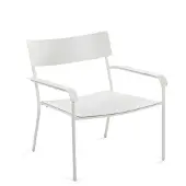 Serax Loungestoel Buiten - Aluminium - Vincent van Duysen - 64 x 60 x 70 cm - Wit