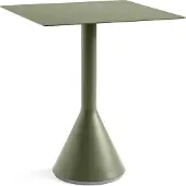HAY Palissade Cone vierkant koffietafel 65x65 cm Olive