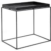 HAY - Tray Tafel - Large - 40x60x54 cm - Zwart